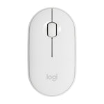 Logitech Pebble, flache, 3-Tasten-Funkmaus mit 1000 DPI, geräuschlos, Bluetooth, optische Maus, Reichweite: 10 m