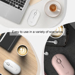 Logitech Pebble, flache, 3-Tasten-Funkmaus mit 1000 DPI, geräuschlos, Bluetooth, optische Maus, Reichweite: 10 m