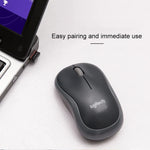 Logitech M186 Kabellose Maus für Büro, energiesparend, USB, Laptop, Desktop-Computer, universell
