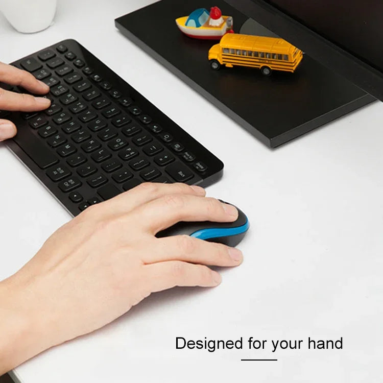 Logitech M186 Kabellose Maus für Büro, energiesparend, USB, Laptop, Desktop-Computer, universell