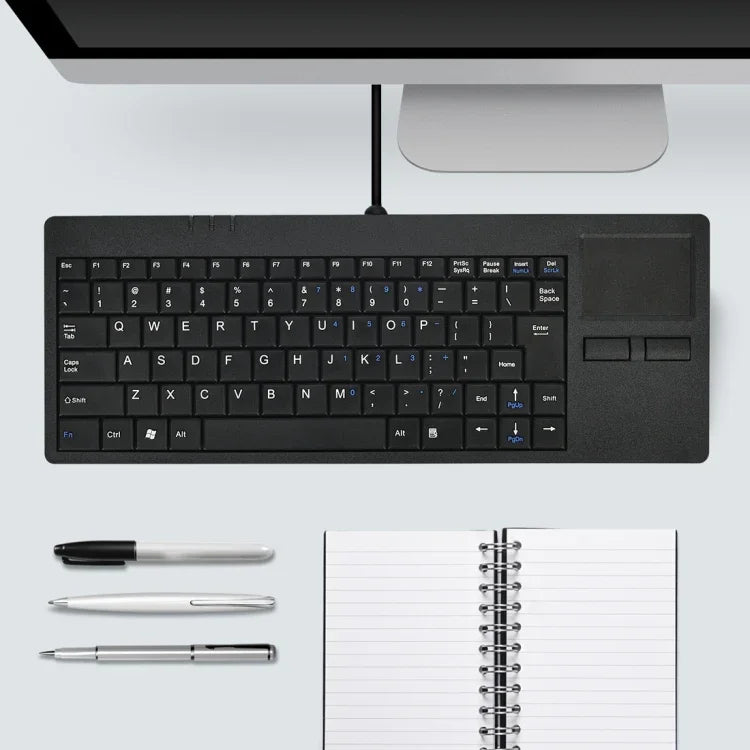 MC-818 82-Tasten-Touchpad-Ultradünne kabelgebundene Computertastatur