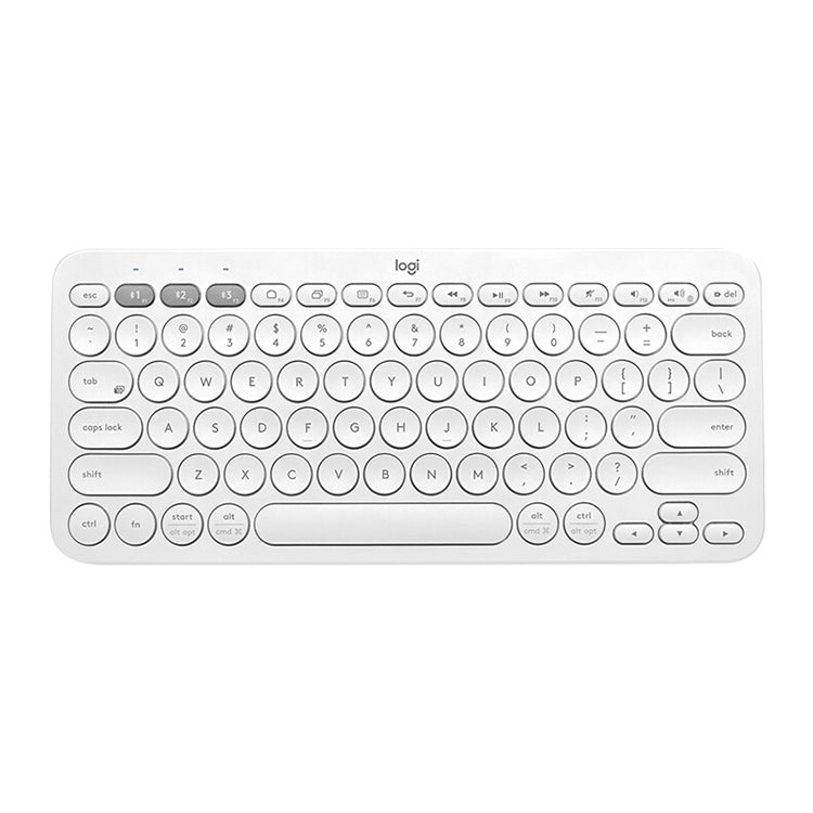 Logitech K380 Tragbare kabellose Bluetooth-Tastatur für mehrere Geräte, K380