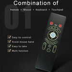 T6 Bunte Licht-Version Air Mouse 2,4 GHz Drahtlose Tastatur Fernbedienung mit Touchpad & IR-Lernfunktion für PC, Android TV Box / Smart TV, Multimedia-Geräte, T6