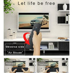 T6 Bunte Licht-Version Air Mouse 2,4 GHz Drahtlose Tastatur Fernbedienung mit Touchpad & IR-Lernfunktion für PC, Android TV Box / Smart TV, Multimedia-Geräte, T6