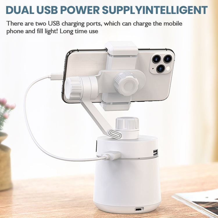 GK01 360-Grad-Drehung Intelligenter Tracking Pan-Tilt Verfolgungs-Schuss Stativkopfhalter