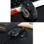 AULA Series SoulKiller II Colourful Light 7D Optical Competitive USB Wired Gaming Mouse, Maximum Resolution of 3500 DPI, SoulKiller II(B)