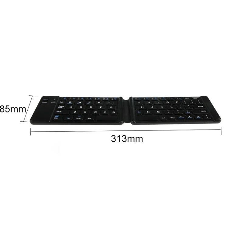 K018 USB-Ladefähige, faltbare Bluetooth-Tastatur mit 67 Tasten