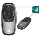Doosl DSIT011 2,4 GHz Mini wiederaufladbare PowerPoint-Präsentationsfernbedienung, Reichweite: 100 m (Schwarz)