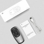Doosl DSIT011 2,4 GHz Mini wiederaufladbare PowerPoint-Präsentationsfernbedienung, Reichweite: 100 m (Schwarz)