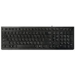 Lenovo K5819 Office Simple Ultra-thin Wired Keyboard, K5819 (Schwarz)