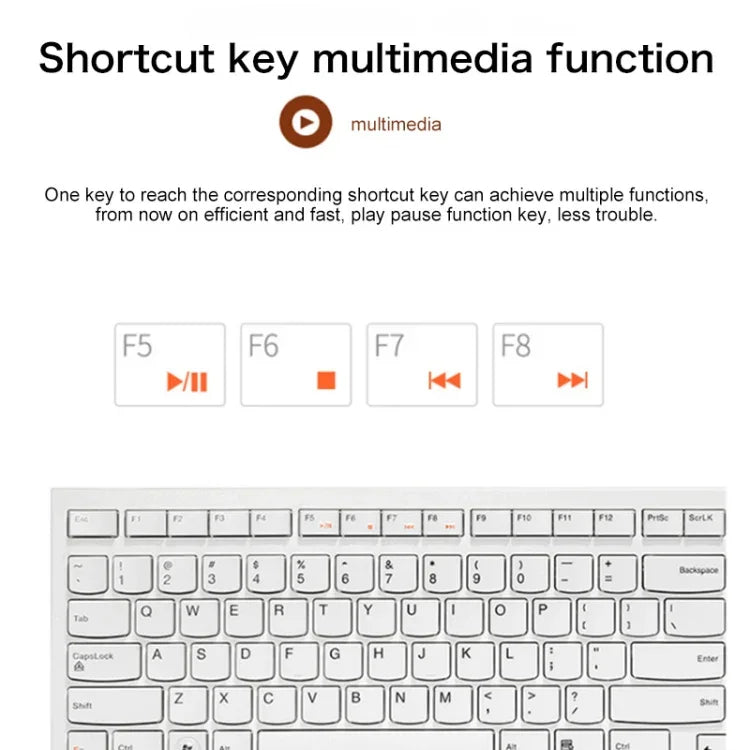 Lenovo K5819 Office Simple Ultra-thin Wired Keyboard, K5819 (Schwarz)
