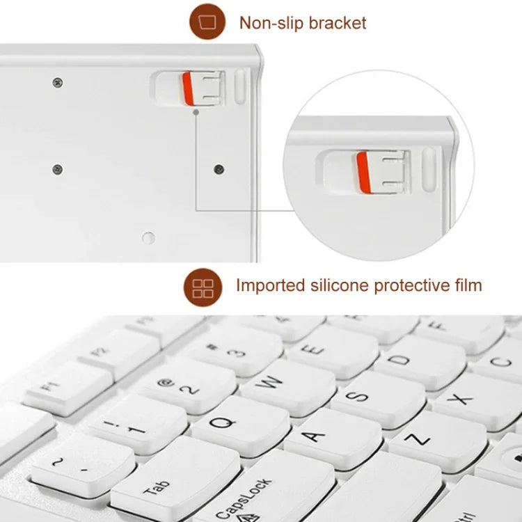 Lenovo K5819 Office Simple Ultra-thin Wired Keyboard, K5819 (Schwarz)