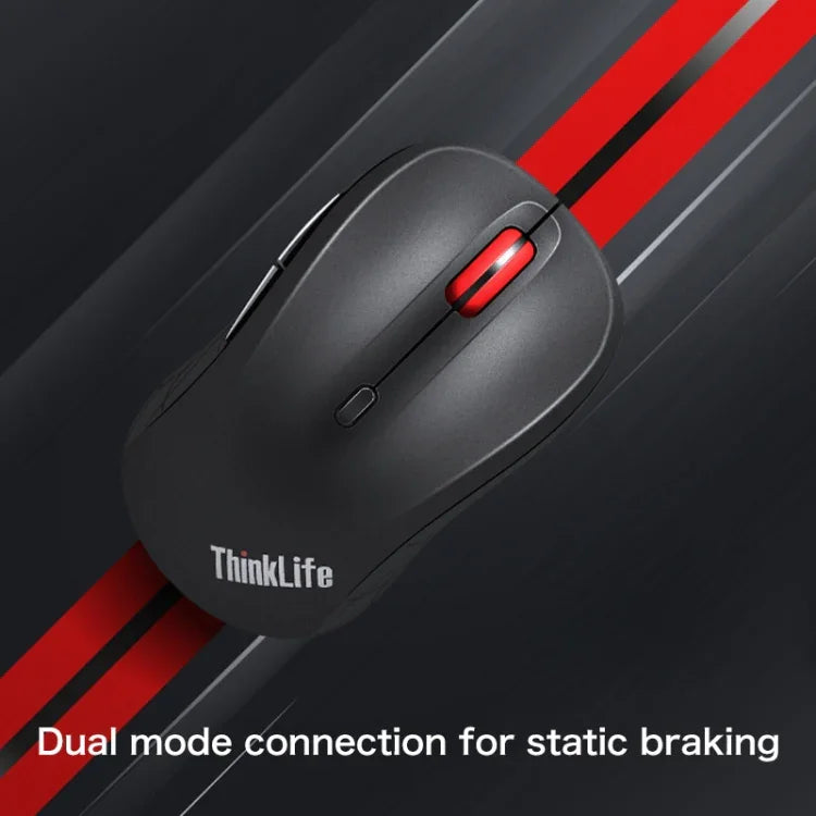 Lenovo ThinkLife Dual-Mode Stumme Kabellose Bluetooth-Maus, ThinkLife