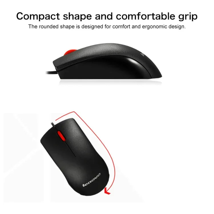 Lenovo M120 Pro Fashion Office Red Dot Kabelmaus, M120 Pro Kabelmaus