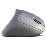 HXSJ T29 Bluetooth 3.0 Kabellose Bluetooth-Maus mit 6 Tasten, 2400 DPI, einstellbarer Auflösung, ergonomischem Design, optischem Design, vertikal, 6 Tasten, T29 Grau