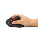 HXSJ T29 Bluetooth 3.0 Kabellose Bluetooth-Maus mit 6 Tasten, 2400 DPI, einstellbarer Auflösung, ergonomischem Design, optischem Design, vertikal, 6 Tasten, T29 Grau