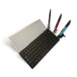 KM-808 2,4-GHz-Funk-Multimedia-Tastatur + Funk-Optische Stiftmaus mit USB-Empfänger-Set für Computer, PC, Laptop, zufällige Farbauswahl der Stiftmaus, KM-808 Tastatur + Stiftmaus (Weiß), KM-808 Tastatur + Stiftmaus (Schwarz)