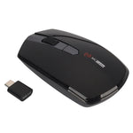 MCSaite MC-369AG USB-C / Typ-C 1600DPI Dreistufige, einstellbare 4-Tasten-Funkmaus