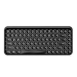 Ajazz 308I Kabellose Tastatur für Tablets, Mobiltelefone, Computer, Haushalt und Büro, Schwarz