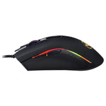 HXSJ A869 Farbig leuchtende kabelgebundene Gaming-Maus mit 7 Tasten, 3200 DPI, einstellbarer Ergonomie, optisch, A869