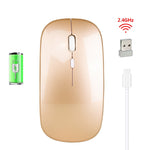 HXSJ M80 2,4GHz kabellose optische Maus mit 1600DPI, dreifach einstellbar, geräuschlos, Silber, Weiß, Schwarz, Grau, Gold, Roségold