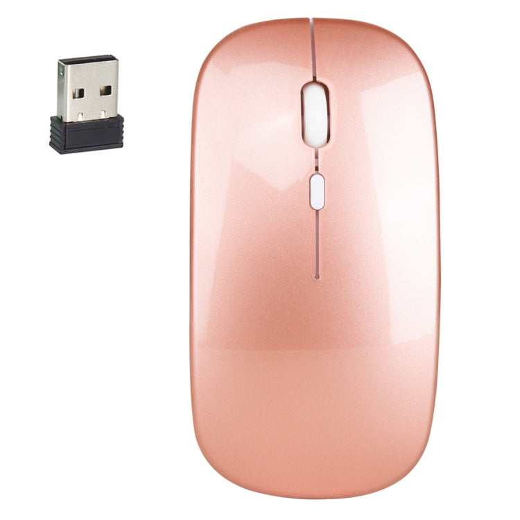 HXSJ M80 2,4GHz kabellose optische Maus mit 1600DPI, dreifach einstellbar, geräuschlos, Silber, Weiß, Schwarz, Grau, Gold, Roségold