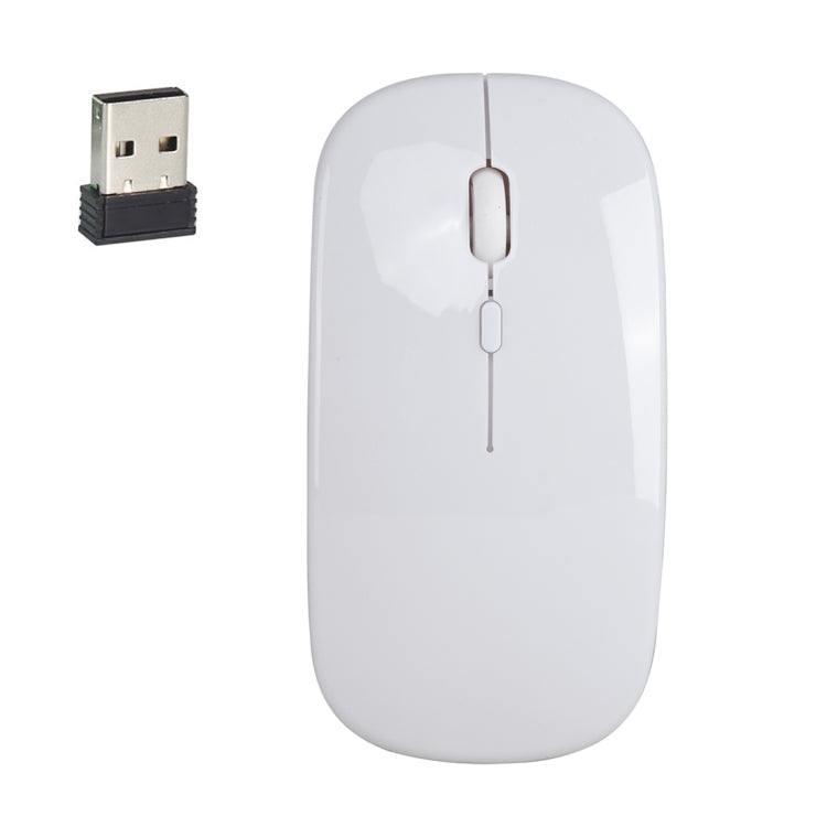 HXSJ M80 2,4GHz kabellose optische Maus mit 1600DPI, dreifach einstellbar, geräuschlos, Silber, Weiß, Schwarz, Grau, Gold, Roségold