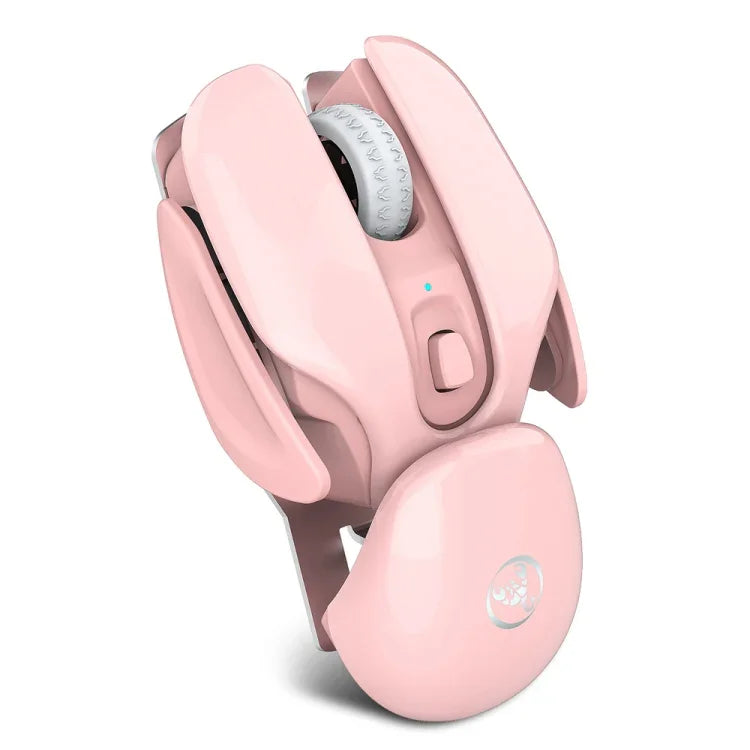 HXSJ T37 2,4 GHz 1600 dpi Kabellose Maus mit 3 Modi, einstellbarer Stummschaltung, T37 Pink