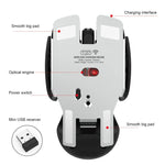 HXSJ T37 2,4 GHz 1600 dpi Kabellose Maus mit 3 Modi, einstellbarer Stummschaltung, T37 Pink