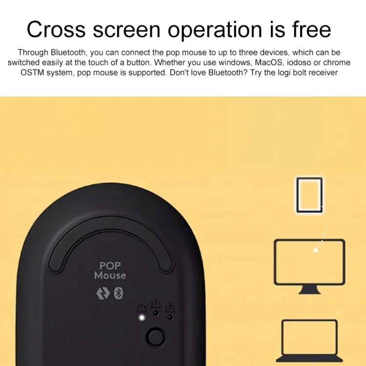 Logitech Tragbare kabellose Büromaus