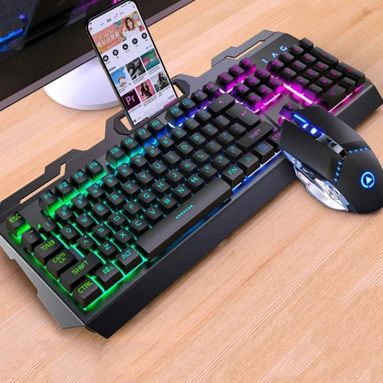 YINDIAO V2 Silent Mechanical Feel Gaming Tastatur-Maus-Set