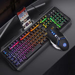 YINDIAO V2 Silent Mechanical Feel Gaming Tastatur-Maus-Set