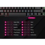 iMICE AK-600 Kabelgebundene USB-Gaming-Tastatur mit schwebenden Tastenkappen und Hintergrundbeleuchtung (Schwarz)