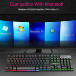 iMICE AK-600 Kabelgebundene USB-Gaming-Tastatur mit schwebenden Tastenkappen und Hintergrundbeleuchtung (Schwarz)
