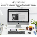 Logitech K580 Dual-Modus: Dünne und leichte kabellose Multi-Geräte-Tastatur mit Handyhalterung