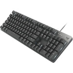 Logitech K845 CHERRY Blue Axis Hintergrundbeleuchtete mechanische kabelgebundene Tastatur, Kabellänge: 1,8 m, CHERRY Blue Axis