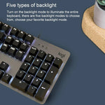 Logitech K845 CHERRY Blue Axis Hintergrundbeleuchtete mechanische kabelgebundene Tastatur, Kabellänge: 1,8 m, CHERRY Blue Axis