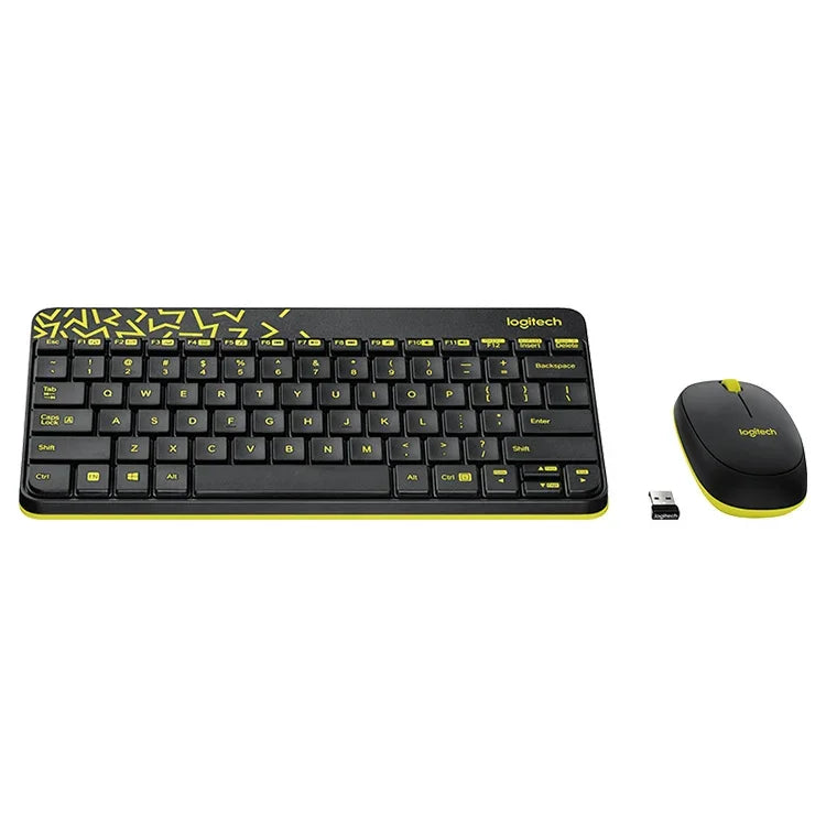Logitech MK240 Nano Kabelloses Tastatur- und Maus-Set