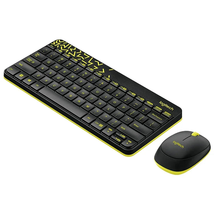 Logitech MK240 Nano Kabelloses Tastatur- und Maus-Set