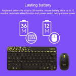 Logitech MK240 Nano Kabelloses Tastatur- und Maus-Set