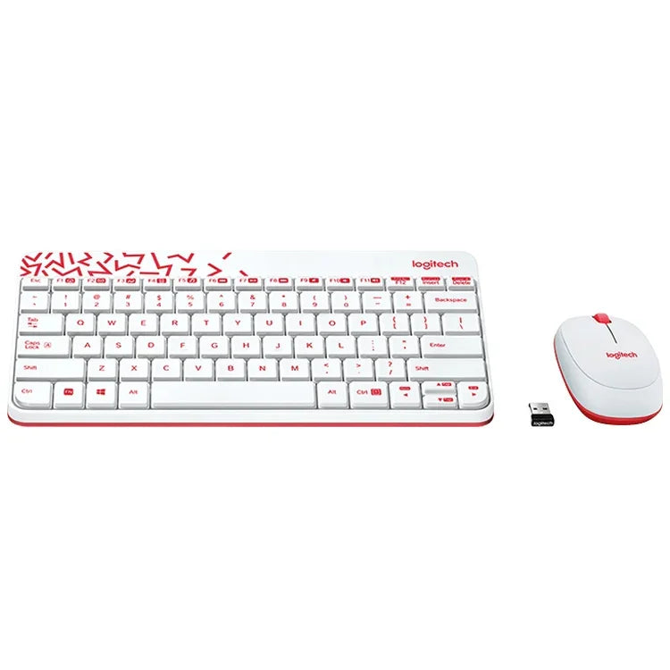 Logitech MK240 Nano Kabelloses Tastatur- und Maus-Set