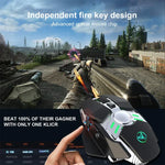 HXSJ J200 7-Tasten Programmierbare Kabelgebundene Mechanische E-Sport-Maus mit Beleuchtung