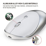 HXSJ T36 2,4G Bluetooth 5.0+3.0 Kabellose Bluetooth-Maus mit drei Modi und geräuscharmem Design