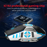 HXSJ J700 Kabelgebundene, programmierbare E-Sport-Gaming-Maus mit farbenfroher Beleuchtung, J700