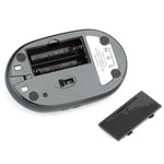 MZ-012 2,4-GHz-Funkmaus mit 1200 DPI, wiederaufladbar, mit 3 USB-Anschlüssen und Ladestation