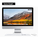 TM-823 2,4 GHz kabellose optische Touch-Scrollmaus mit 1200 DPI für Mac, Desktop und Laptop