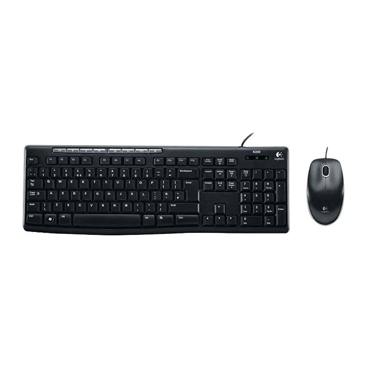 Logitech MK200 Kabelgebundenes Tastatur-Maus-Set