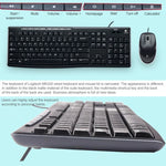 Logitech MK200 Kabelgebundenes Tastatur-Maus-Set