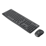 Logitech MK295 USB Kabelloses Geräuschloses Tastatur-Maus-Set