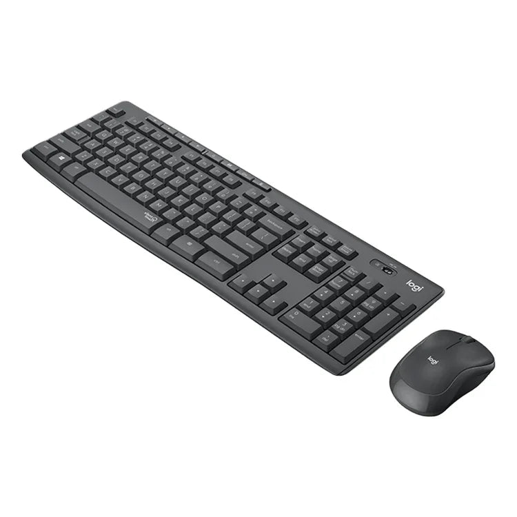Logitech MK295 USB Kabelloses Geräuschloses Tastatur-Maus-Set